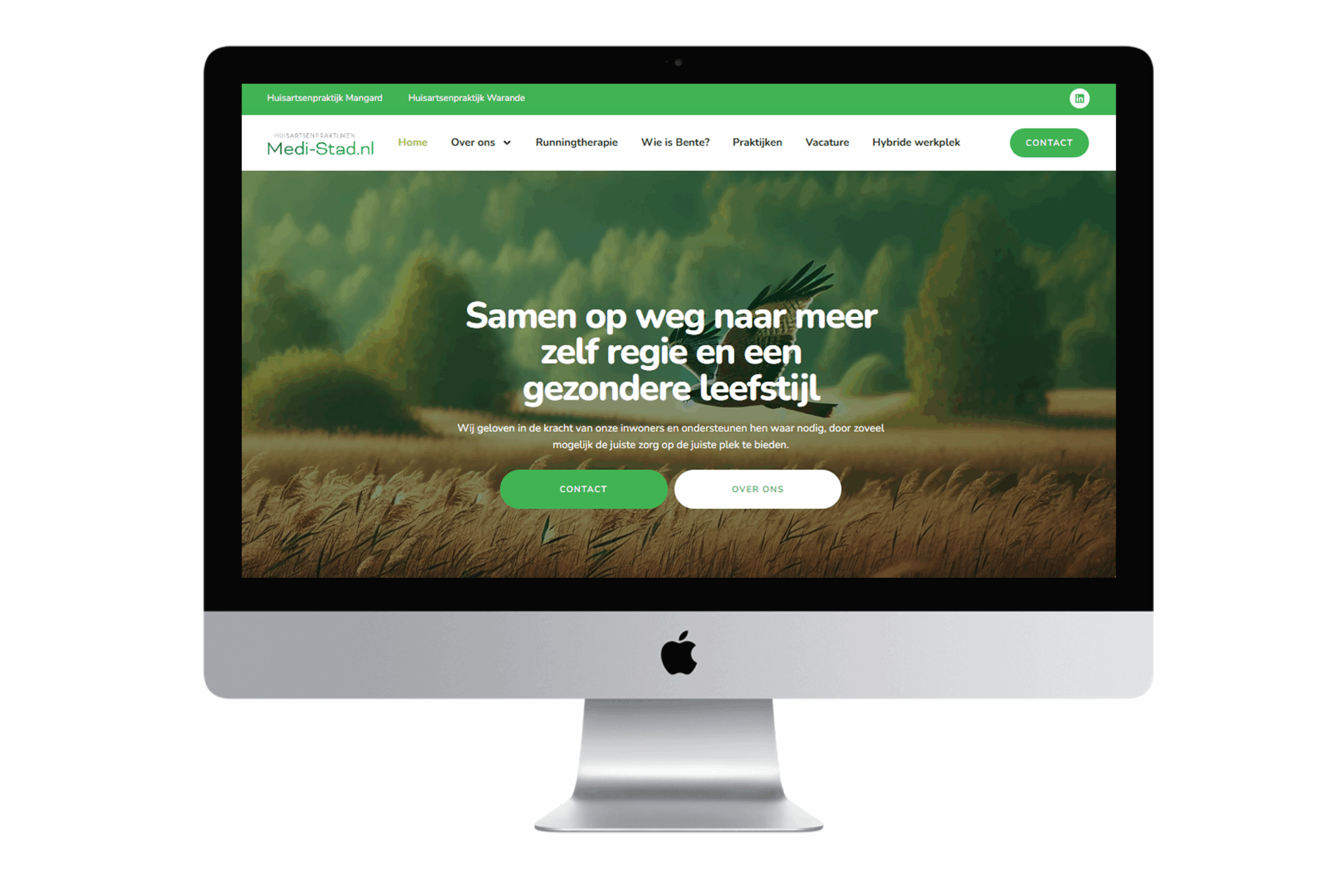 IR MEDIA website voor Medi Stad Huisartsen